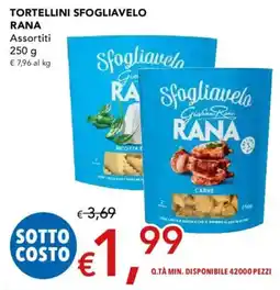 Migross Supermercati e Market Tortellini sfogliavelo Rana offerta