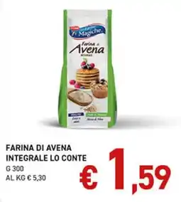 Coal City Farina di Avena Integrale Lo Conte offerta