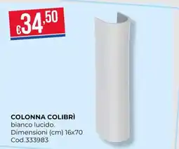 Pronto Hobby Colonna Colibrì bianco lucido offerta