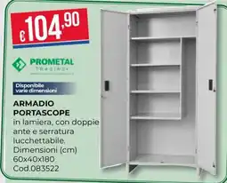 Pronto Hobby Armadio portascope Prometal offerta