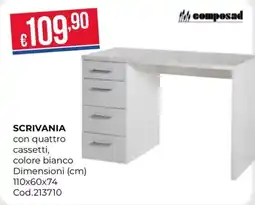 Pronto Hobby Scrivania composad offerta