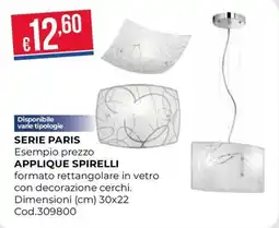 Pronto Hobby Applique spirelli serie paris offerta
