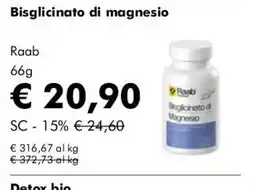 NaturaSì Bisglicinato di magnesio Raab offerta