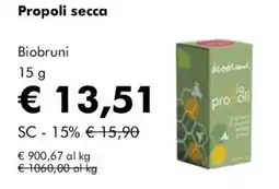 NaturaSì Propoli secca Biobruni offerta