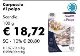 NaturaSì Carpaccio di polpo Scandia offerta