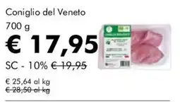 NaturaSì Coniglio del Veneto offerta