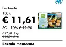 NaturaSì Bio Inside Baccalà mantecato offerta