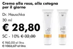 NaturaSì Crema alla rosa, alla cotogna per il giorno Dr. Hauschka offerta