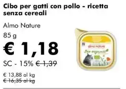 NaturaSì Cibo per gatti con pollo ricetta senza cereali Almo Nature offerta
