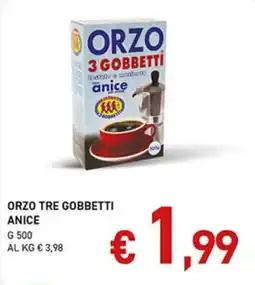 Coal City Orzo tre gobbetti anice offerta