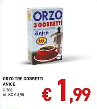 Orzo tre gobbetti anice