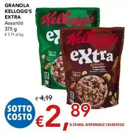 Migross Supermercati e Market Granola Kellogg's Extra offerta