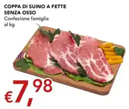 Migross Supermercati e Market Coppa di suino a fette senza osso offerta