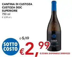 Migross Supermercati e Market Cantina di Custozza Custozza DOC Superiore offerta