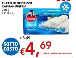 Migross Supermercati e Market Filetti di merluzzo Findus offerta