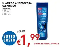Migross Supermercati e Market Shampoo antiforfora clear men offerta