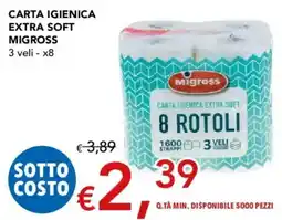 Migross Supermercati e Market Carta igienica extra soft Migross offerta