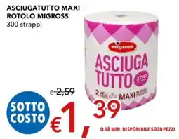 Migross Supermercati e Market Asciugatutto maxi Migross offerta