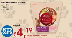 Migross Supermercati e Market One mini/small Purina delicate offerta
