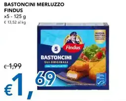 Migross Supermercati e Market Bastoncini merluzzo Findus offerta
