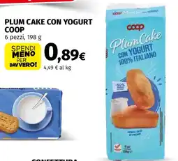 Ipercoop Plum Cake con Yogurt Coop offerta
