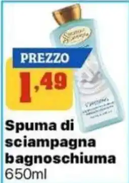 Pianeta Pulito Spuma di sciampagna bagnoschiuma offerta