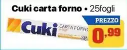 Pianeta Pulito Cuki carta forno offerta