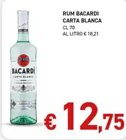 Coal City Rum Bacardi Carta Blanca offerta