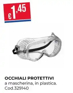 Pronto Hobby Occhiali protettivi a mascherina, in plastica offerta