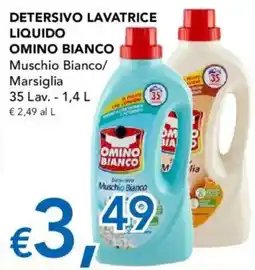 Migross Supermercati e Market Detersivo liquido Omino Bianco Muschio Bianco offerta