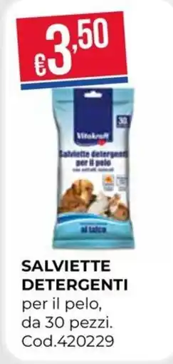 Pronto Hobby Salviette detergenti per il pelo al talco offerta