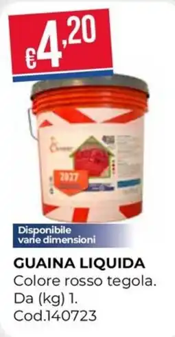 Pronto Hobby Guaina liquida colore rosso tegola offerta