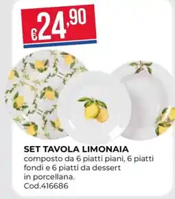 Pronto Hobby Set tavola limonaia offerta