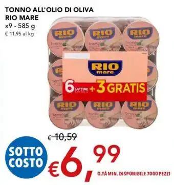 Tonno all'olio di oliva Rio Mare