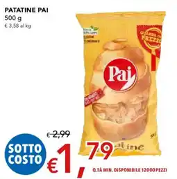 Migross Supermercati e Market Patatine Pai offerta