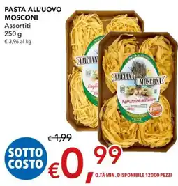 Migross Supermercati e Market Pasta all'uovo Mosconi offerta