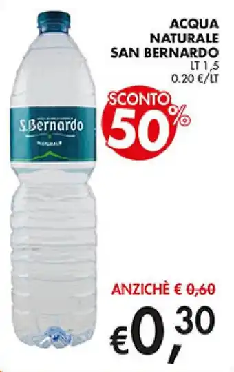 Acqua naturale San Bernardo