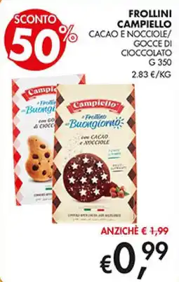 Maxi Coal Frollini Campiello Cacao e Nocciole offerta