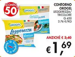 Maxi Coal Contorno OroGel Leggerezza Tricolore offerta
