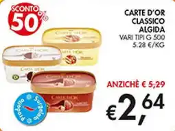 Maxi Coal Carte d'or classico Algida offerta
