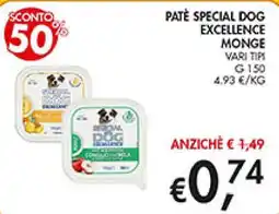 Maxi Coal Paté Special Dog Excellence Monge offerta