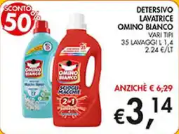 Maxi Coal Detersivo lavatrice Omino Bianco offerta