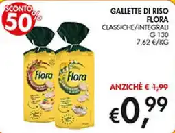 Maxi Coal Gallette di riso Flora offerta