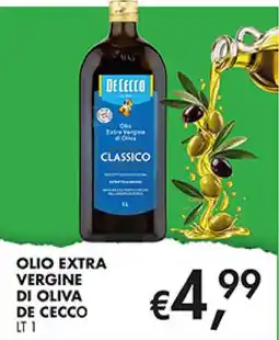 Maxi Coal Olio extra vergine di oliva De Cecco offerta