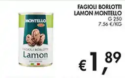 Maxi Coal Fagioli borlotti Lamon Montello offerta