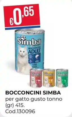 Pronto Hobby Bocconcini Simba per gatto gusto tonno offerta