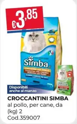 Pronto Hobby Crocchettini Simba al pollo, per cane offerta