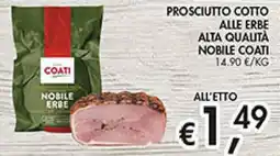 Maxi Coal Prosciutto cotto alle erbe Coati offerta
