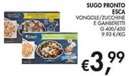 Maxi Coal Sugo pronto Esca Vongole/Zucchine e Gamberetti offerta