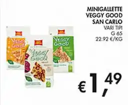 Maxi Coal Minigallette Veggy Good San Carlo offerta